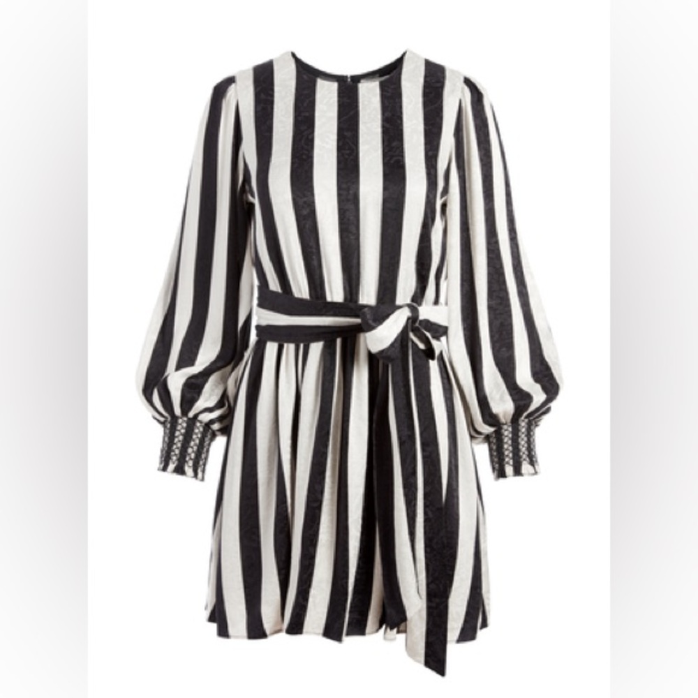 Alice + Olivia STRIPED MINI DRESS